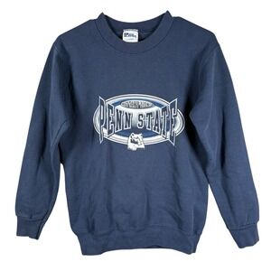 Vintage Penn State‎ Crewneck Sweatshirt Youth Large/XL Blue Logo Graphic NCAA